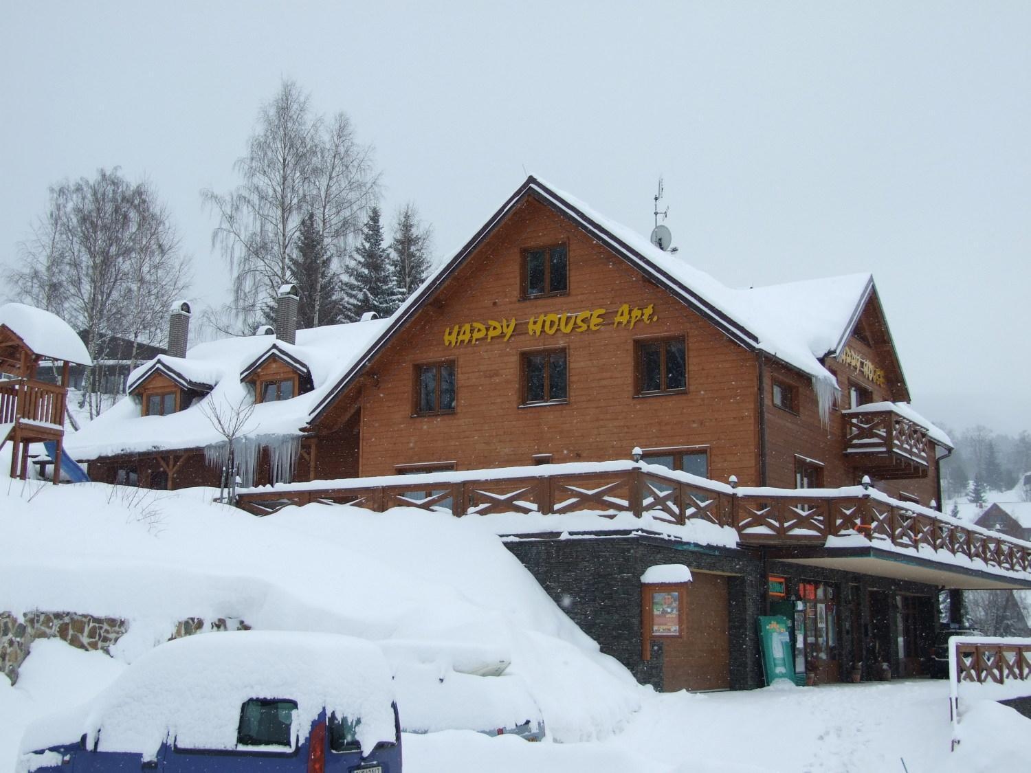 Happy House Apartments & Sauna Špindlerŭv Mlýn Dış mekan fotoğraf